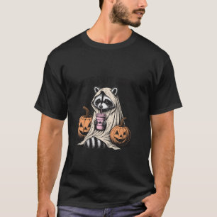 Camiseta Café de Raccoon dulce pero fértil latte Hallo