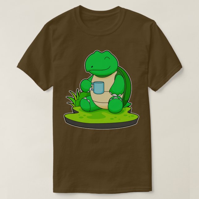Camiseta Café de Turtle Mug (Diseño del anverso)