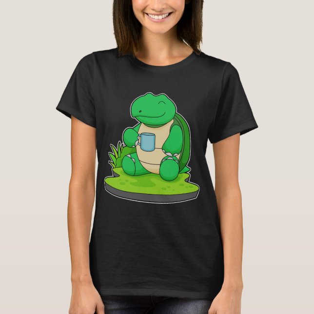 Camiseta Café de Turtle Mug (Anverso)