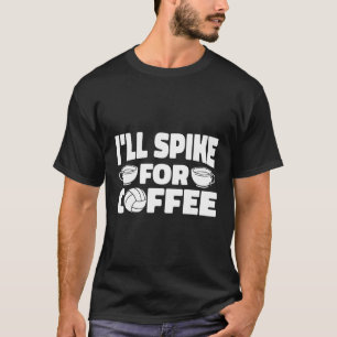 Camiseta Café de voleibol de playa de voleibol