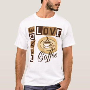 CAMISETA CAFÉ DEL AMOR DE LA PAZ