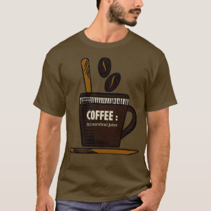 CAMISETA CAFÉ DEL JUGO DE SUPERVIVENCIA