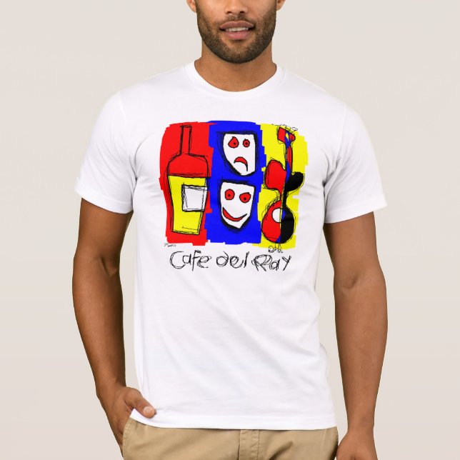Camiseta Cafe Del Ray - Guitarra (Anverso)