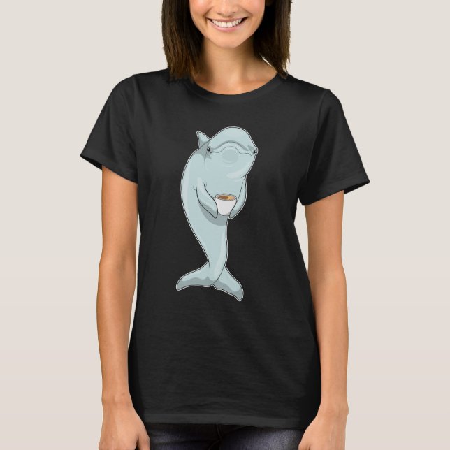 Camiseta Café delfín (Anverso)