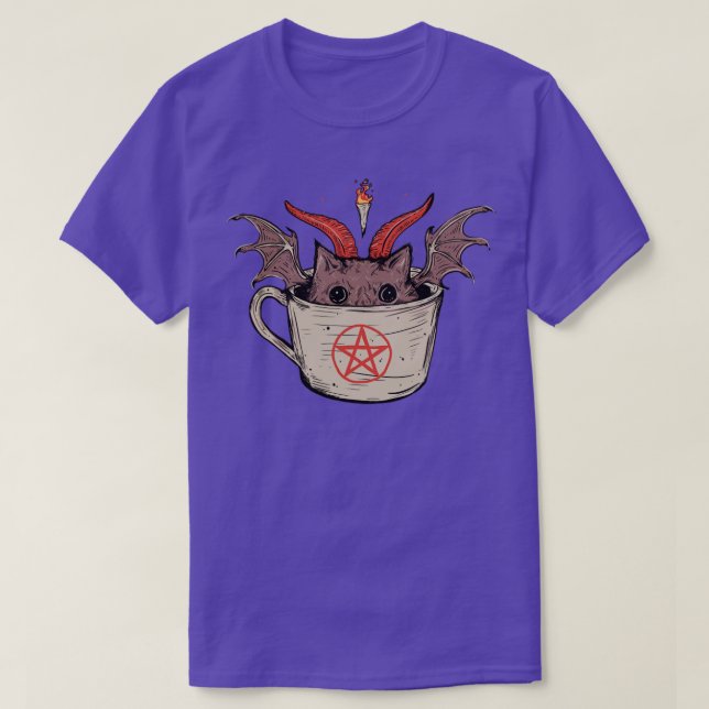 Camiseta café demonio (Diseño del anverso)