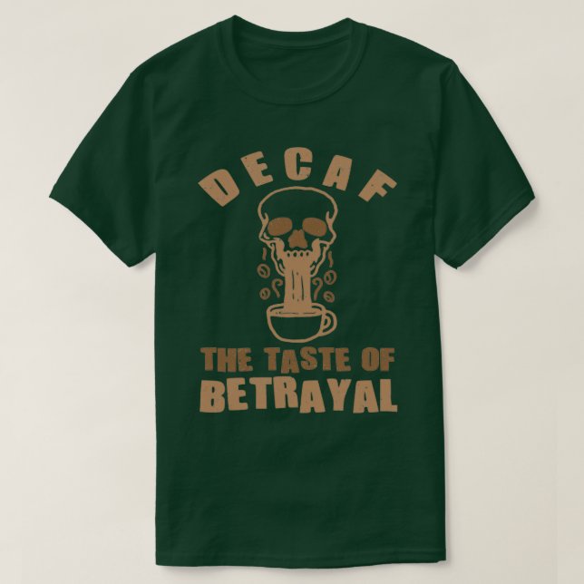 Camiseta Café descafeinado ideal de regalo para café Lo (Diseño del anverso)
