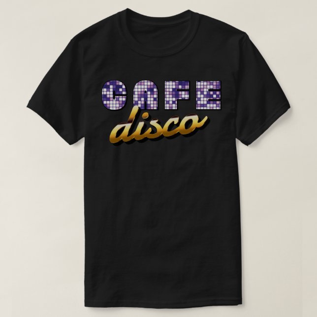 Camiseta Cafe Disco (Diseño del anverso)