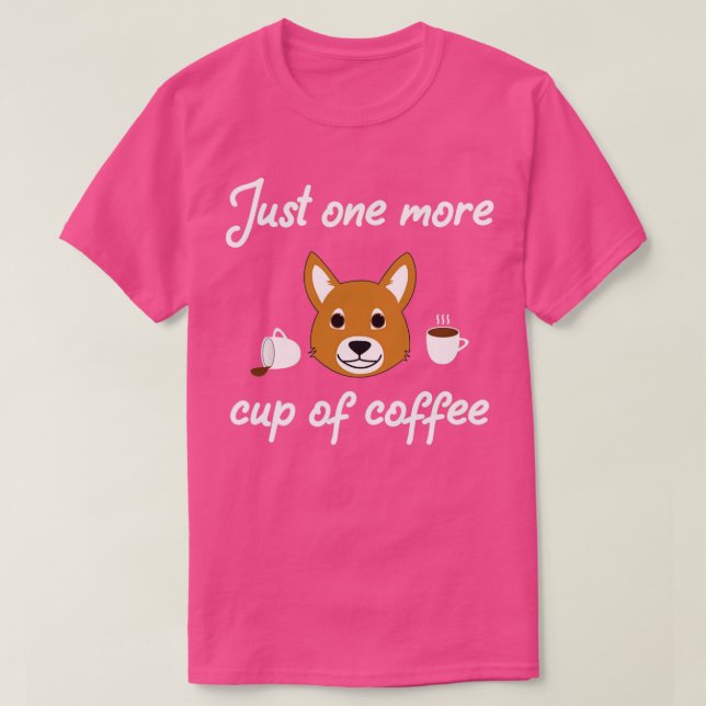 Camiseta café divertido (Diseño del anverso)