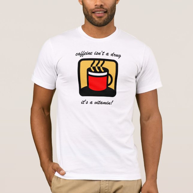 Camiseta Café divertido (Anverso)