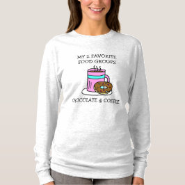 Camiseta Café Divertido y DonutsHumor