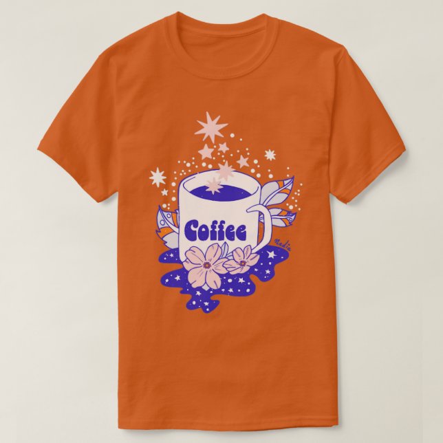Camiseta Café Drinker (Diseño del anverso)