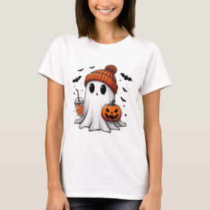 Camiseta Café dulce para beber fantasma Halloween café fant