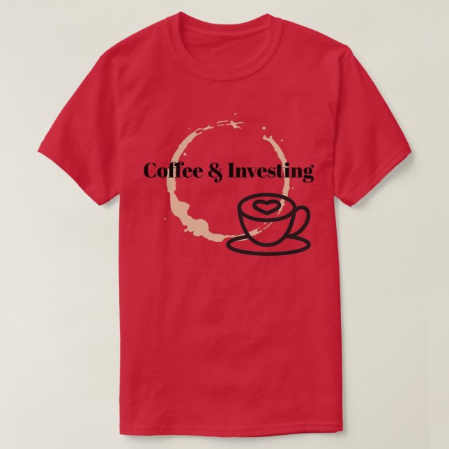 Camiseta Café e inversión (Diseño del anverso)