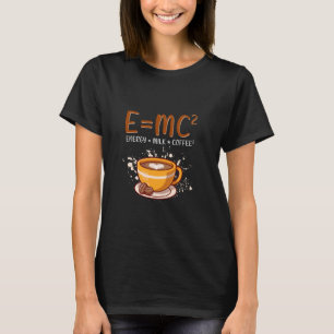 Camiseta Café Emc2 Energy Milk Coffee2 Coffee Amantes Del C