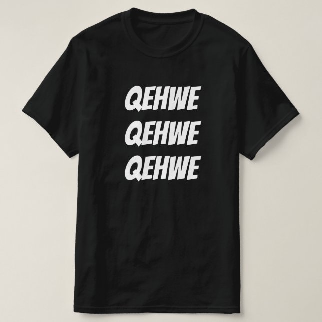 Camiseta café en kurdo - qehwe (Diseño del anverso)