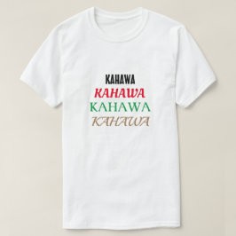 Camiseta café en swahili (kahawa)