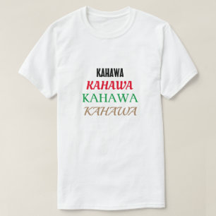 Camiseta café en swahili (kahawa)