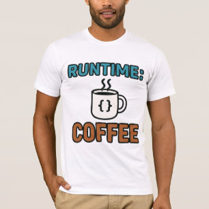 Camiseta Café en tiempo de ejecución