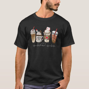 Camiseta Café Enfermeras Corazón Combustible Enfermera Regi
