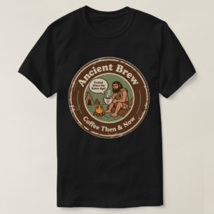 Camiseta Café Entonces & Ahora Divertida Infusión Matutina 