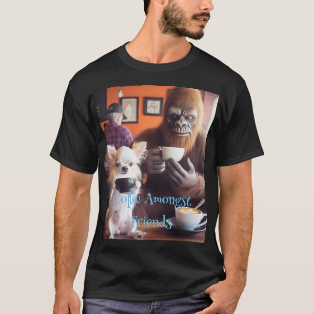 Camiseta Café entre amigos (Anverso)