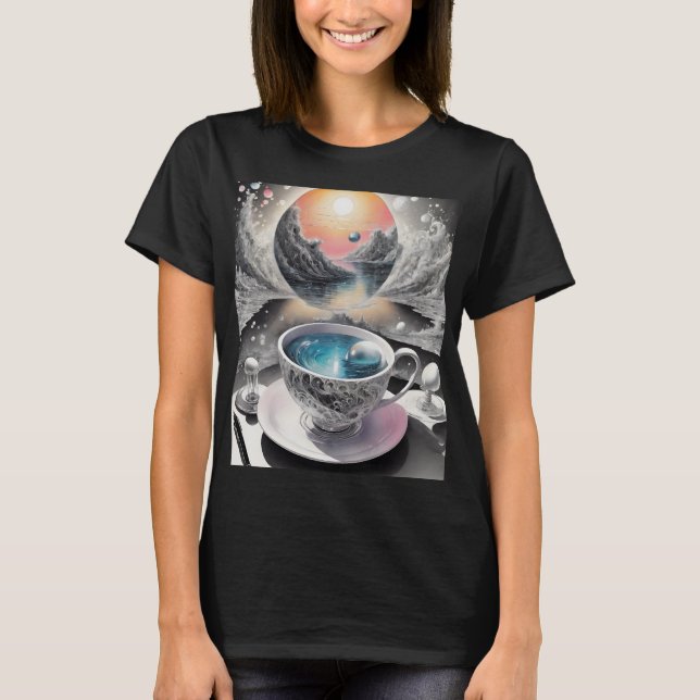 Camiseta Café espacial (Anverso)