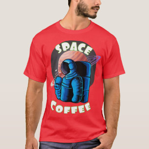 Camiseta Café espacial en el espacio