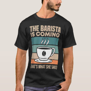 Camiseta Café Espresso Barista Cappuccino Latte