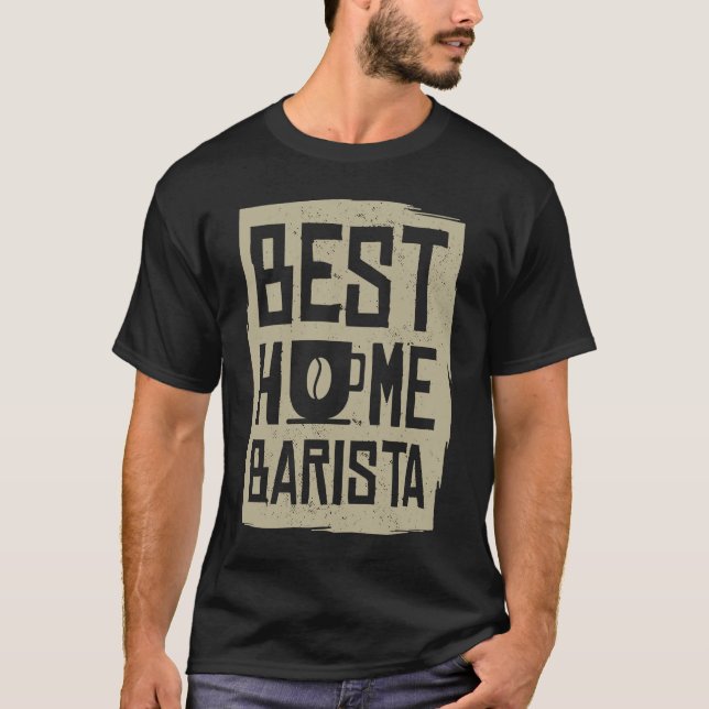 Camiseta Café Espresso Barista Cappuccino Latte 2 (Anverso)