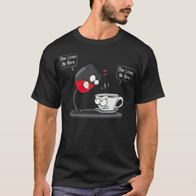 Camiseta café espresso presente (Anverso)