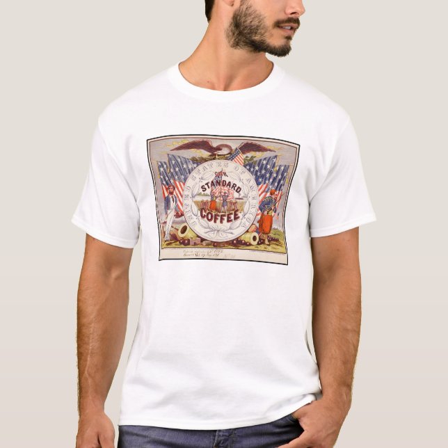 Camiseta Café Estándar - Anuncio Vintage (Anverso)
