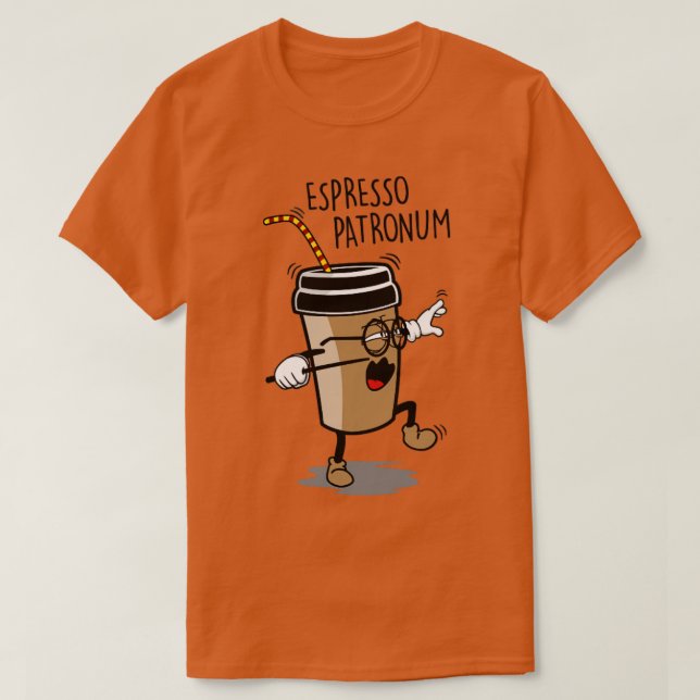 Camiseta café expreso (Diseño del anverso)