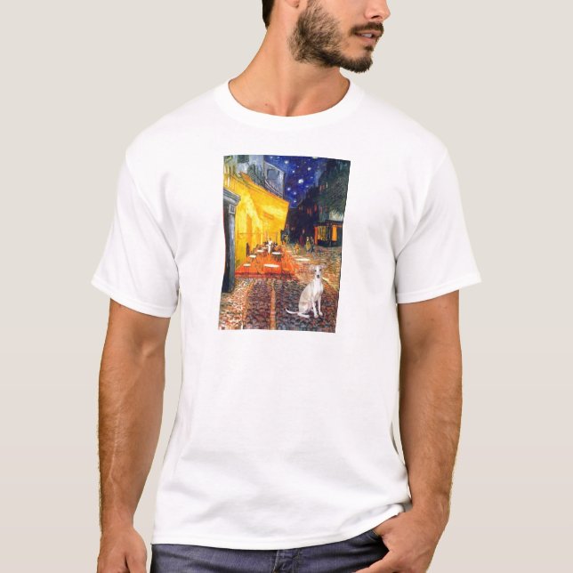 Camiseta Café - Galgo Italiano 5 (Anverso)