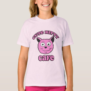 Camiseta Café Gatito Adorable