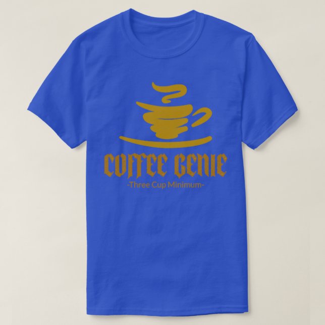 Camiseta Café Genie Barista (Diseño del anverso)