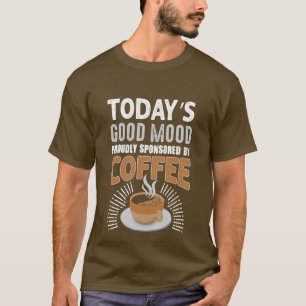 Camiseta café gracioso buen humor arte de la palabra T-Shir