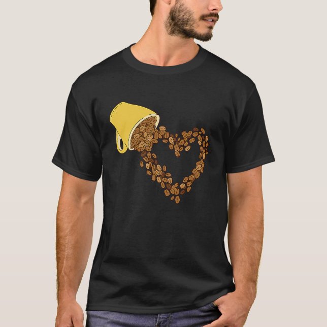 Camiseta Café Gracioso Café Drinker Espresso Diciendo Café (Anverso)