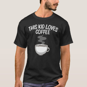 Camiseta Café Guay Para Niños Copa Café Barista Espre