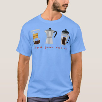 Camiseta Café haciendo engranaje
