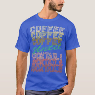Camiseta Café hasta cócteles Discoteca Disco Vintage