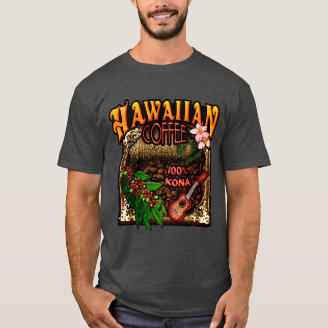 Camiseta Café hawaiano (Anverso)
