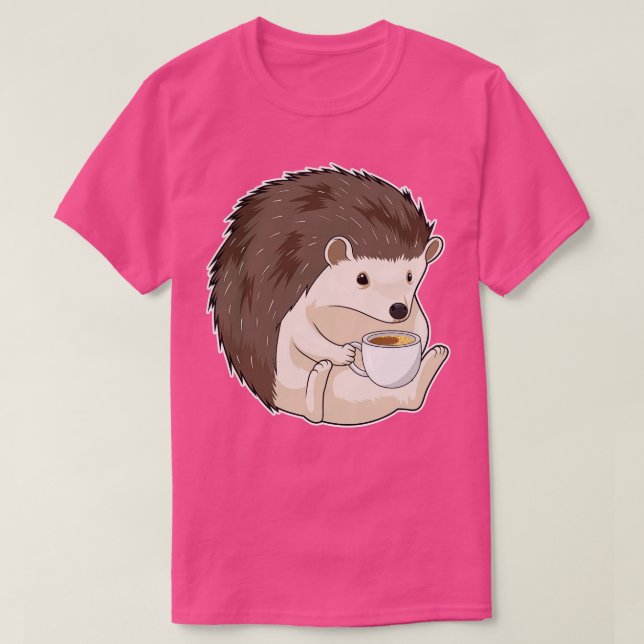 Camiseta Café Hedgehog (Diseño del anverso)