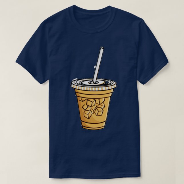Camiseta Café helado (Diseño del anverso)