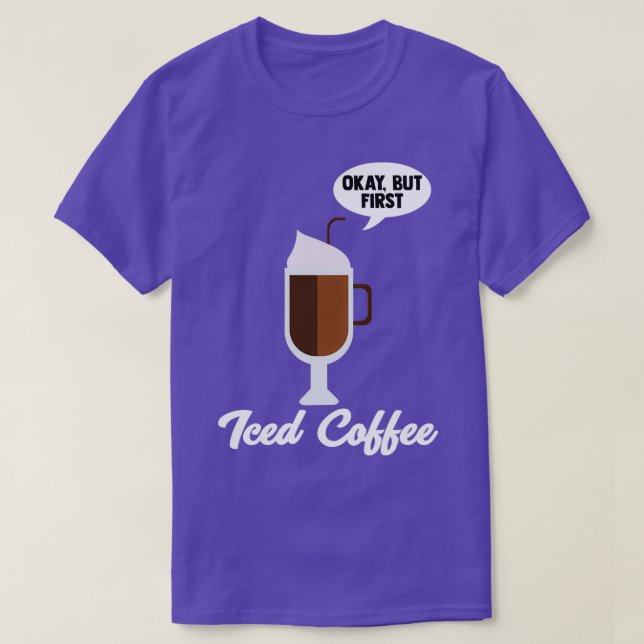 Camiseta Café helado Lover Barista Cold Brew Caffeine 1 (Diseño del anverso)