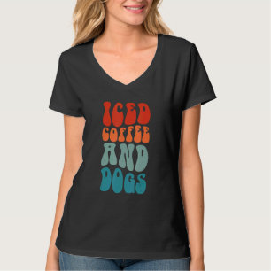 Camiseta Café Helado Y Perros Receponista Veterinario Vet T
