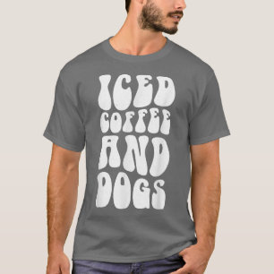 Camiseta Café helado y perros Veterinario Recepionista Vet 