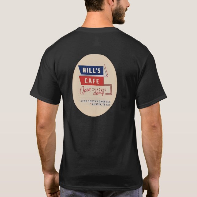 Camiseta Café Hills  (Reverso)
