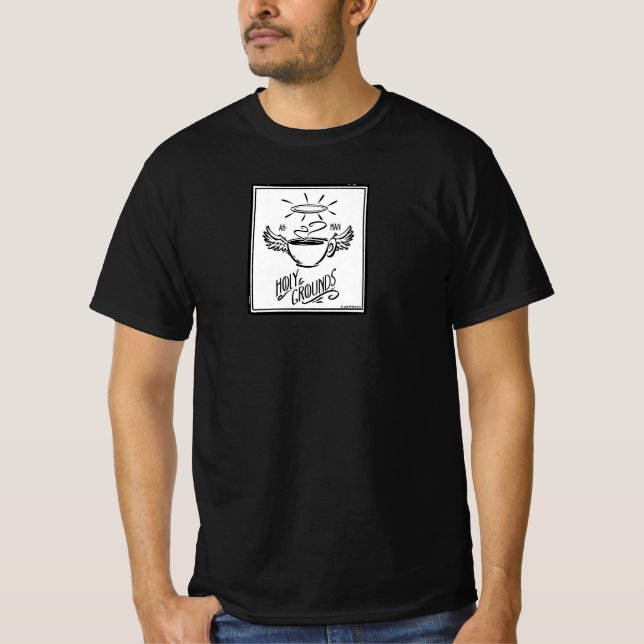 CAMISETA CAFÉ HOLY GROUNDS (Anverso)