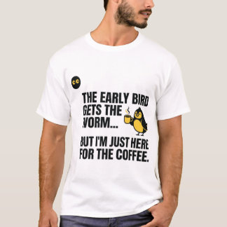 Camiseta Café Humor Mañanero