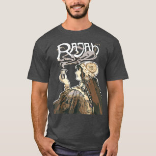 Camiseta Café indio se llena de publicidad de estilo Art No